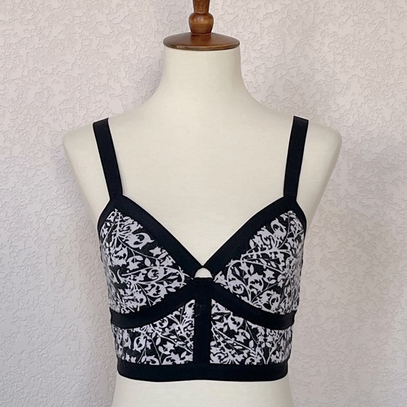 Free People Other - Intimately by Free People black and white floral print bralette top